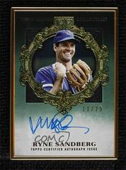 Ryne Sandberg [Emerald] Baseball Cards 2022 Topps Gilded Collection Gold Framed Hall of Famer Autographs Prices