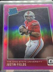 Justin Fields [Pink] Football Cards 2021 Panini Chronicles Draft Picks Prices