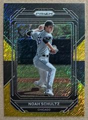 Noah Schultz [Black Gold Shimmer] #101 Baseball Cards 2023 Panini Prizm Prices