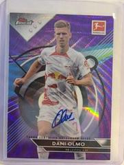 Dani Olmo [Purple Wave] #BCA-DO Soccer Cards 2022 Topps Finest Bundesliga Autographs Prices