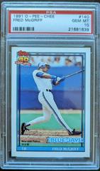 Fred McGriff #140 Baseball Cards 1991 O Pee Chee Prices