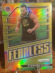 Stephen Curry [Gold] #15 Basketball Cards 2022 Panini Prizm Fearless Prices