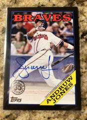 Andruw Jones [Black] Baseball Cards 2023 Topps Silver Pack 1988 35th Anniversary Autographs Prices