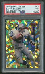 Barry Sanders [Atomic Refractor] #100 Football Cards 1998 Bowman's Best Prices