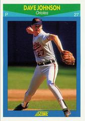 Dave Johnson #43 Baseball Cards 1990 Score Rising Stars Prices