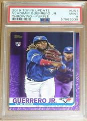 Vladimir Guerrero Jr. [Throwing Purple] #US1 Baseball Cards 2019 Topps Update Prices