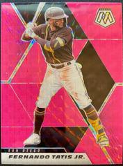 Fernando Tatis Jr. [Pink Fluorescent Mosaic] Baseball Cards 2021 Panini Mosaic Prices