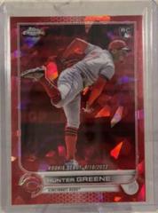 Hunter Greene [Red] #US287 Baseball Cards 2022 Topps Chrome Update Sapphire Prices