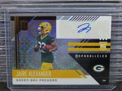 Jaire Alexander [Signature Fireworks] #267 Football Cards 2018 Panini Unparalleled Prices