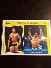 John Cena Wrestling Cards 2015 Topps Heritage WWE Then & Now Prices