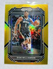 Zion Williamson [Gold] #214 Basketball Cards 2022 Panini Prizm Prices