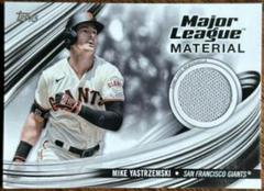 Mike Yastrzemski Baseball Cards 2023 Topps Series 2 Major League Material Relics Prices