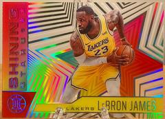 LeBron James [Asia Red Yellow] Basketball Cards 2020 Panini Illusions Shining Stars Prices