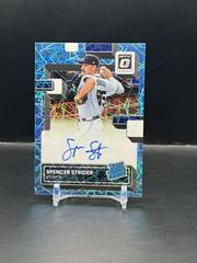 Spencer Strider [Blue Velocity] #RRS-SS Baseball Cards 2022 Panini Donruss Optic Rated Rookie Signatures Prices