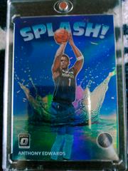 Anthony Edwards [Blue] #2 Basketball Cards 2022 Panini Donruss Optic Splash Prices