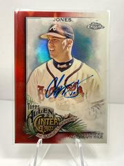 Chipper Jones [Red] #AGA-CJ Baseball Cards 2022 Topps Allen & Ginter Chrome Autographs Prices