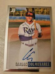 Carlos Colmenarez Baseball Cards 2021 Bowman Heritage Chrome Prospect Autographs Prices