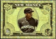 Yasser Mercedes [Ice] Baseball Cards 2023 Bowman Platinum New Money Prices