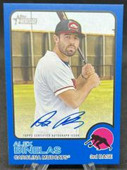 Alex Binelas [Blue] Baseball Cards 2022 Topps Heritage Minor League Real One Autographs Prices