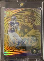Justin Jefferson [Gold] #72 Football Cards 2023 Panini Illusions Trophy Collection Signature Prices