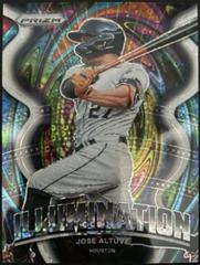 Jose Altuve [White Donut Circles Prizm] #IL-14 Baseball Cards 2022 Panini Prizm Illumination Prices