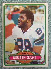 Reuben Gant Football Cards 1980 Topps Prices