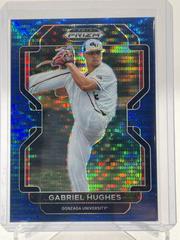 Gabriel Hughes [Navy Blue Pulsar] Baseball Cards 2022 Panini Prizm Draft Picks Prices