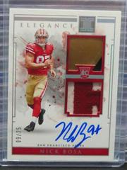 Nick Bosa [Helmet, Patch Autograph Nameplate] Football Cards 2019 Panini Impeccable Prices