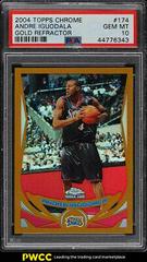 Andre Iguodala [Gold Refractor] #174 Basketball Cards 2004 Topps Chrome Prices
