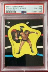 Rene Goulet, S. D. Jones Wrestling Cards 1985 Topps WWF Stickers Prices
