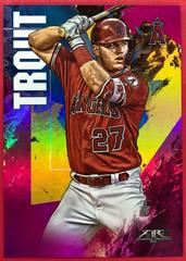 Mike Trout [Magenta] #19 Baseball Cards 2019 Topps Fire Prices