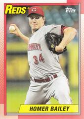 Homer Bailey #189 Baseball Cards 2013 Topps Archives Prices