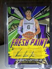 Kenneth Lofton Jr. [Violet] #FP-KLJ Basketball Cards 2022 Panini Court Kings Fresh Paint Autographs Prices