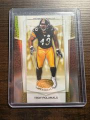 Troy Polamalu [Mirror Gold] Football Cards 2007 Leaf Certified Materials Prices