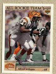 Alfred Williams #46 Football Cards 1992 Upper Deck Prices
