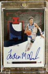 Jaden McDaniels [Jersey Autograph Asia] #113 Basketball Cards 2020 Panini Impeccable Prices