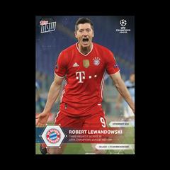 Robert Lewandowski Soccer Cards 2020 Topps Now UEFA Champions League Prices