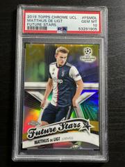 Matthijs de Ligt [Gold Refractor] #FS-MDL Soccer Cards 2019 Topps Chrome UEFA Champions League Future Stars Prices