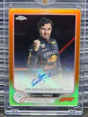 Sergio Perez [Orange] #CAC-SP Racing Cards 2022 Topps Chrome Formula 1 Autographs Prices