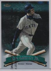 Ken Griffey Jr. [w/ Coating] Baseball Cards 1998 Finest Prices