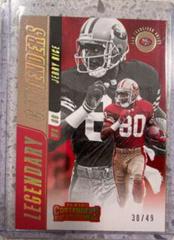 Jerry Rice [Gold] Football Cards 2018 Panini Contenders Legendary Prices