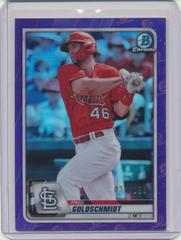 Paul Goldschmidt [Purple Refractor] #4 Baseball Cards 2020 Bowman Chrome Prices