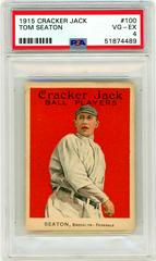 Tom Seaton Baseball Cards 1915 Cracker Jack Prices