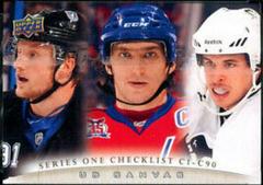 Checklist C1-C90 Hockey Cards 2011 Upper Deck Canvas Prices