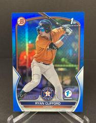 Ryan Clifford [Blue] Baseball Cards 2023 Bowman 1st Edition Prices