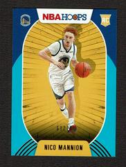 Nico Mannion [Teal] Basketball Cards 2020 Panini Hoops Prices