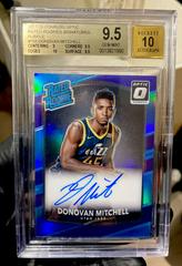 Donovan Mitchell [Purple Autograph] #188 Basketball Cards 2017 Panini Donruss Optic Prices