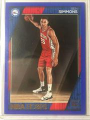 Ben Simmons [Blue] Basketball Cards 2016 Panini Hoops Prices