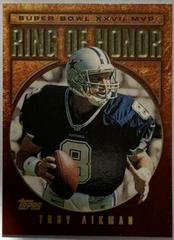 Troy Aikman Football Cards 2002 Topps Chrome Ring of Honor Prices