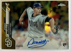 Andres Munoz [Gold Refractor] #RA-AMU Baseball Cards 2020 Topps Chrome Rookie Autographs Prices